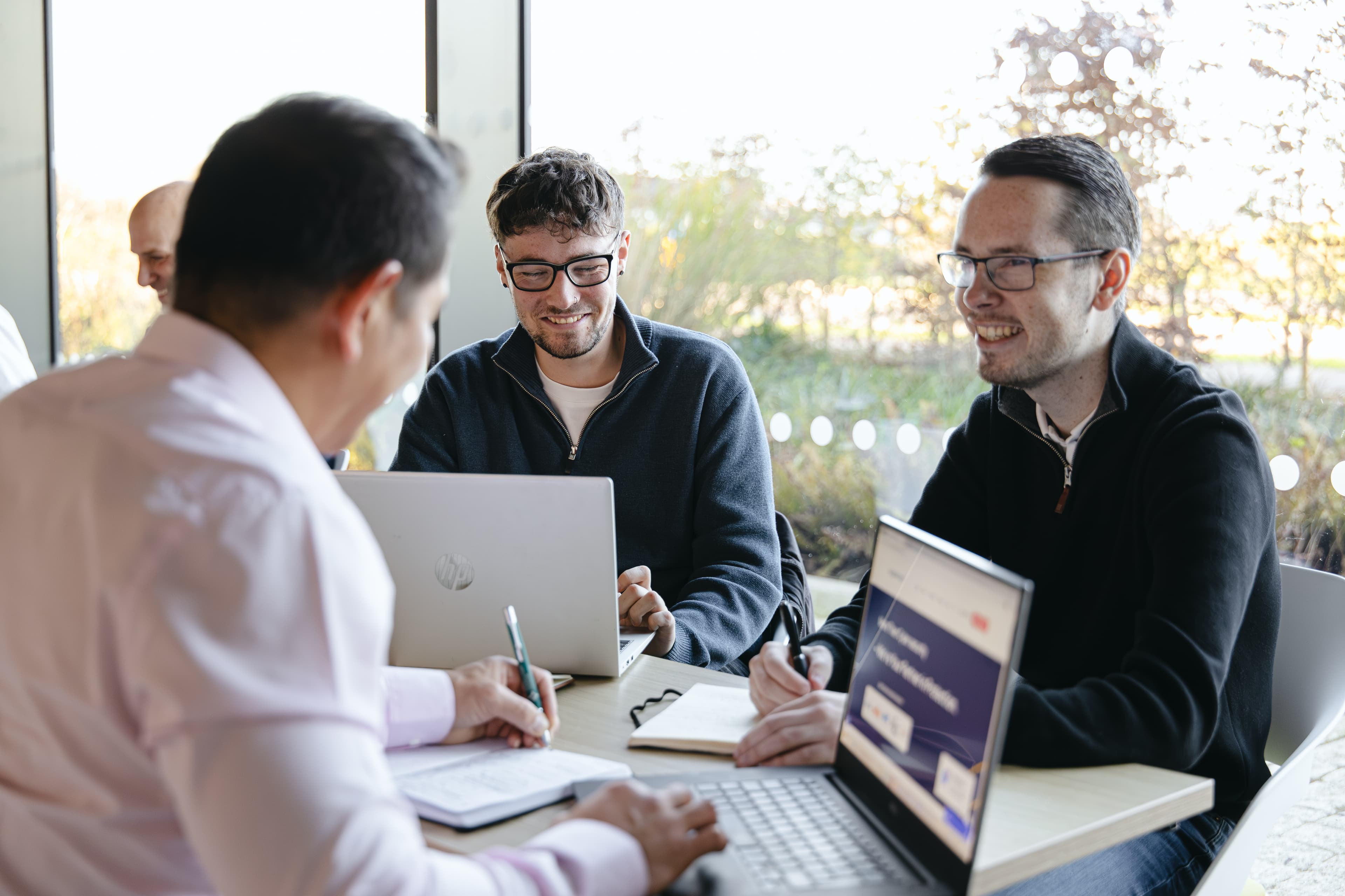 Digital Data Governance team working with a client