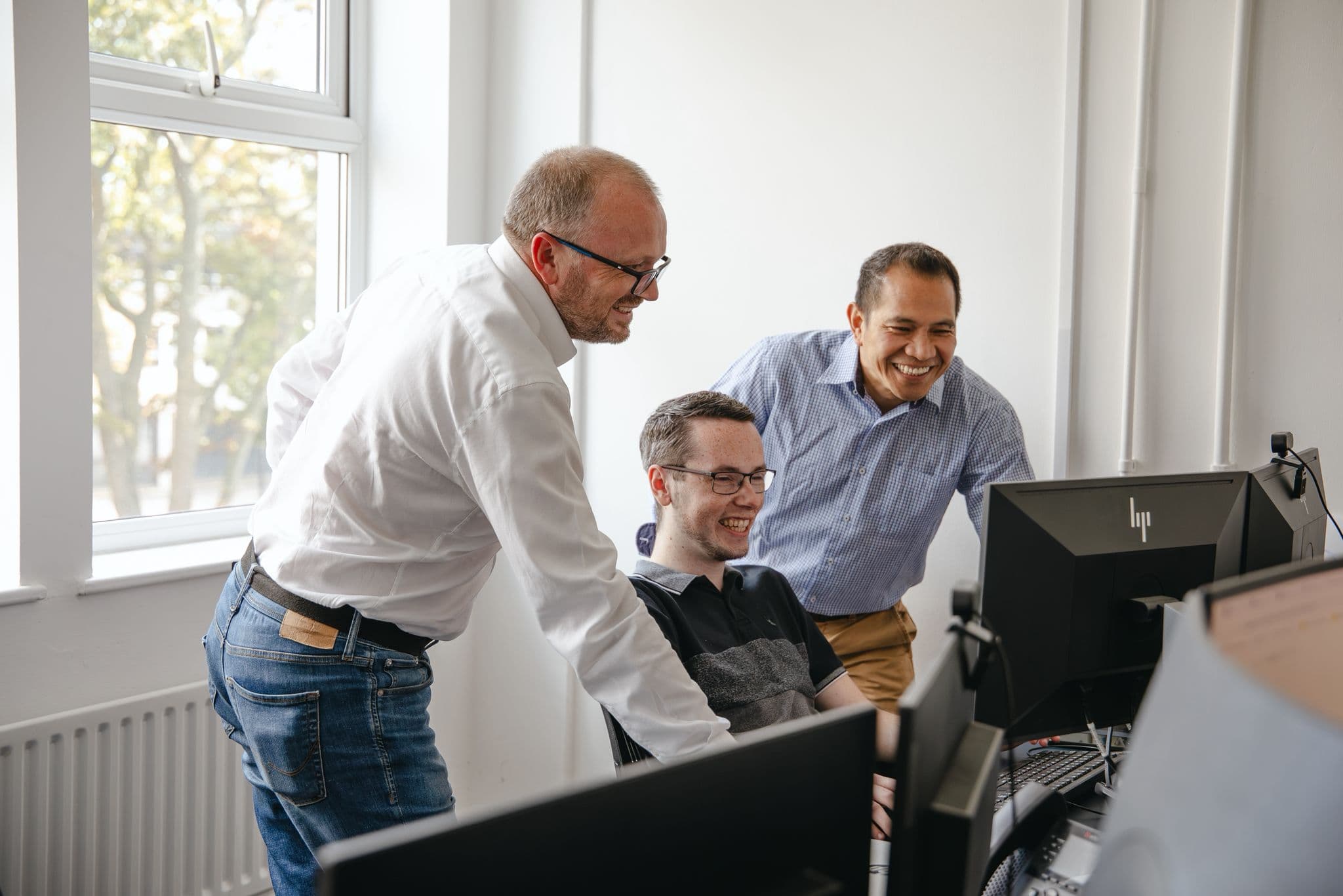 Cyber Trust partner team collaborating